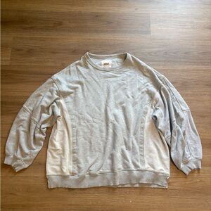 aerie Light Gray Crewneck Sweatshirt